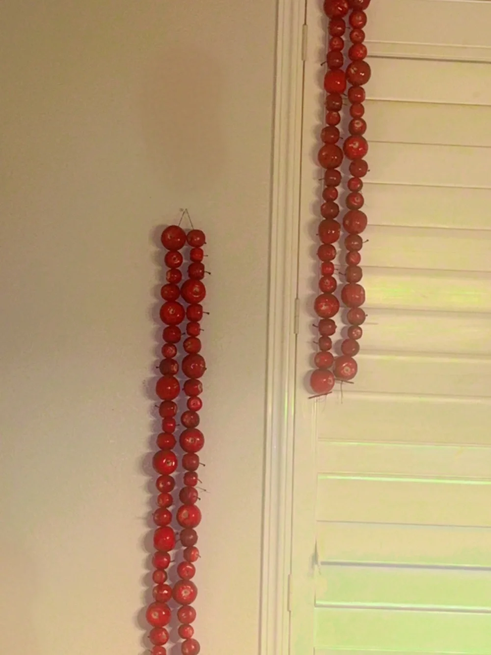 Red Decorative Bead Wall Hanging - Brand